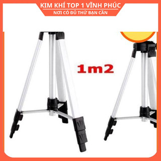 Chân máy cân mực, máy bắn cốt laze - Nhôm 1m2