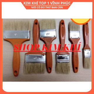 [Kim khí] Chổi quét sơn vàng đủ cỡ