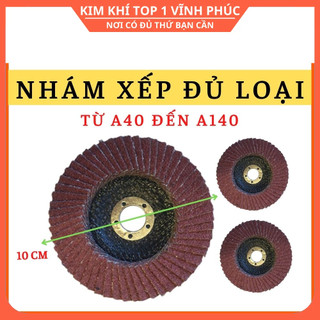 Đá ráp xếp, vải nhám xếp 100mm