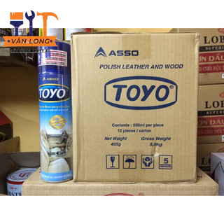 Chai xịt bóng bảo vệ da và đồ gỗ Toyo