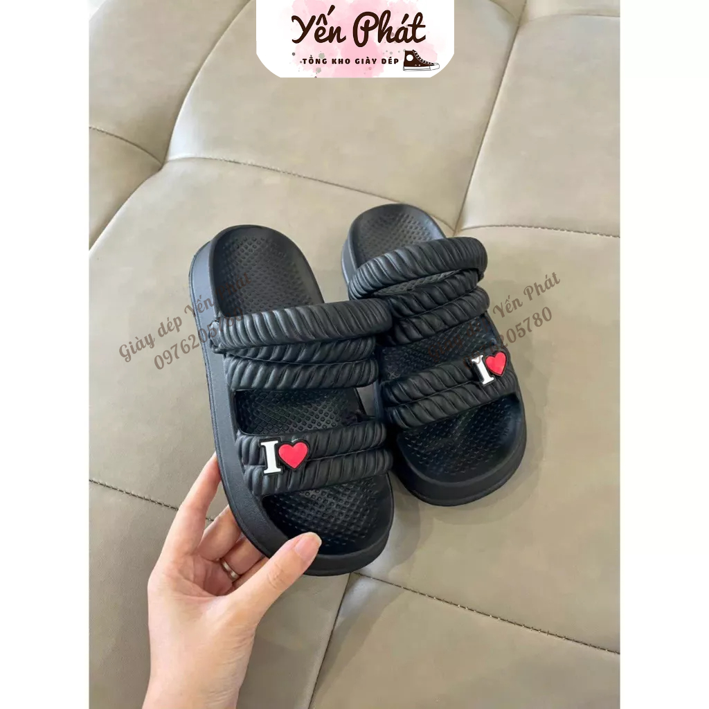 Dép SanDal , Dép Quai Hậu Đế Bằng Hoạ Tiết Chéo Chất Liệu EVA Siêu êm New 2023 TA