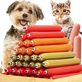 Xúc xích cho chó mèo 15g - thơm ngon 5 vị