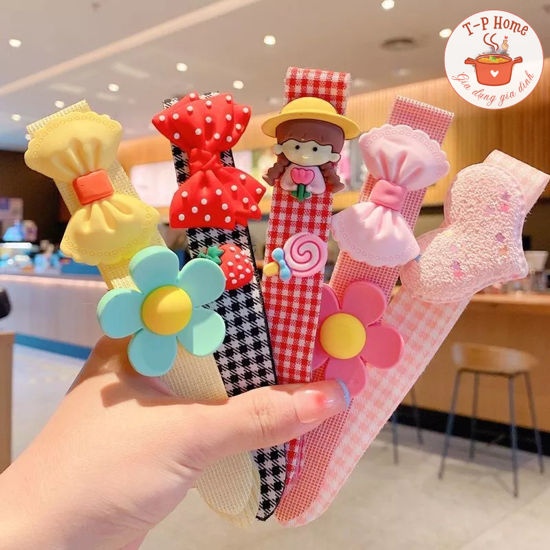 Băng Đô Dán Tóc Xinh Xắn Cho Bé Yêu