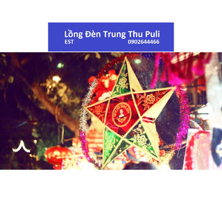 50 lồng đèn trung thu ngôi sao kiếng truyền thống - đèn ông sao