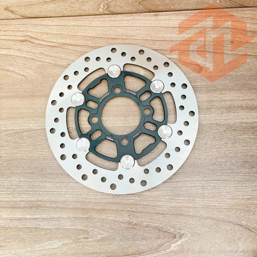 Đĩa BB Moto 3 220mm khoen inox 304 V1