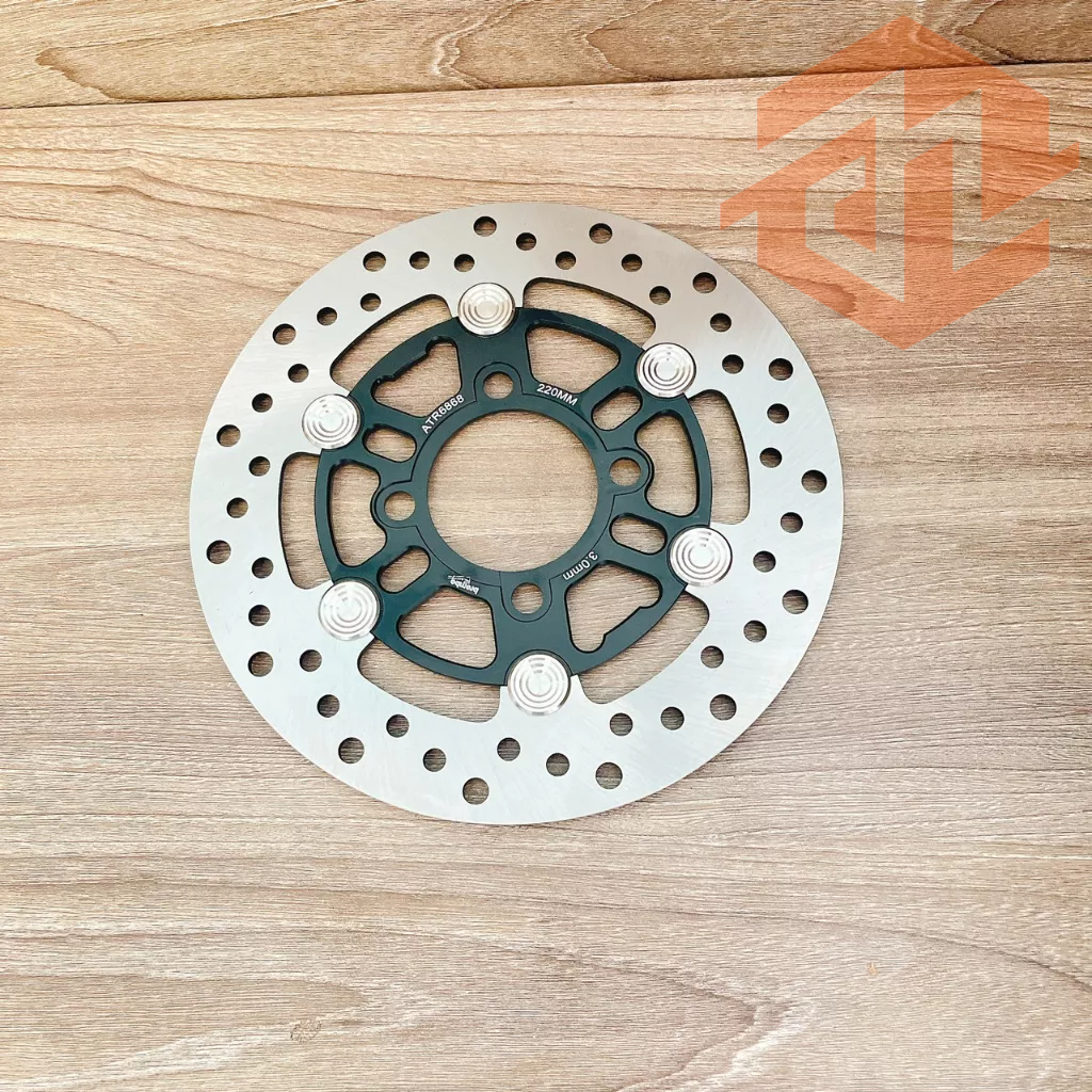 Đĩa BB Moto 3 220mm khoen inox 304 V1