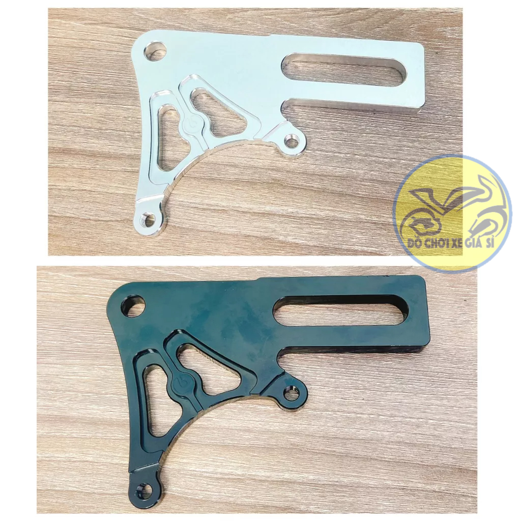 Pát sau quay lên, quay xuống Winner/Sonic đĩa 220mm xài heo 2 Piston đối xứng màu đen, trắng