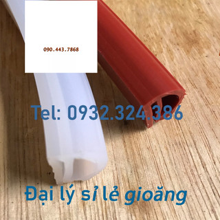 (HÀNG SẴN KHO)Ron tủ cơm, gioăng silicone chịu nhiệt Chữ E dùng để làm kín tủ hấp,sấy, dầu và chịu nhiệt độ cao