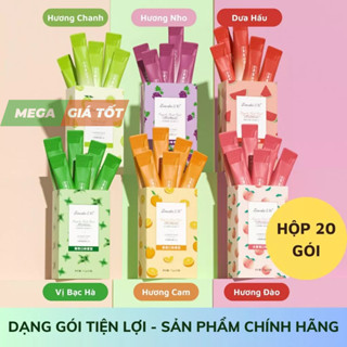 [Hộp 20 Gói] Nước Súc Miệng Vị Trái Cây LenColor, Nước Xúc Miệng Trắng Răng Thơm Miệng Khử Mùi Hôi Miệng Sạch Sẽ
