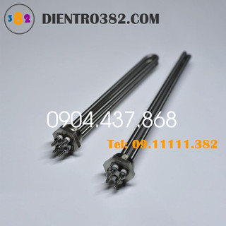 Điện trở củ ren phi 32 loại 2 sợi đốt sử dụng điện 220v - điện trở 382