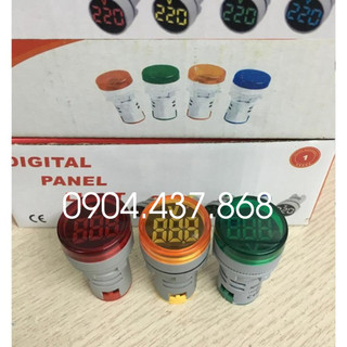 Đèn báo Volt, Đèn báo điện áp phi 22 màu đỏ vàng xanh