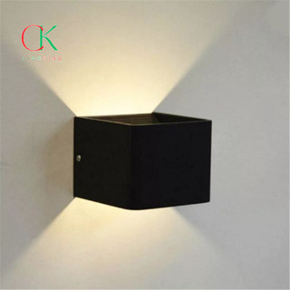 Đèn tường led trang trí vuông - trong nhà