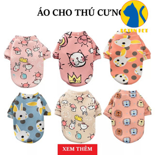 Áo nỉ dành cho chó mèo họa tiết mới, mẫu mã đa dạng, đủ size