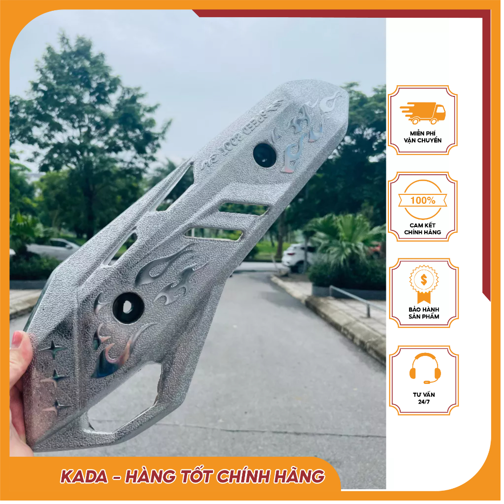 Ốp Che Bô Gang Đúc Xe AB Airblade 2016-2019- Hàng Đúc Nguyên Khối- Màu Sáng Bóng