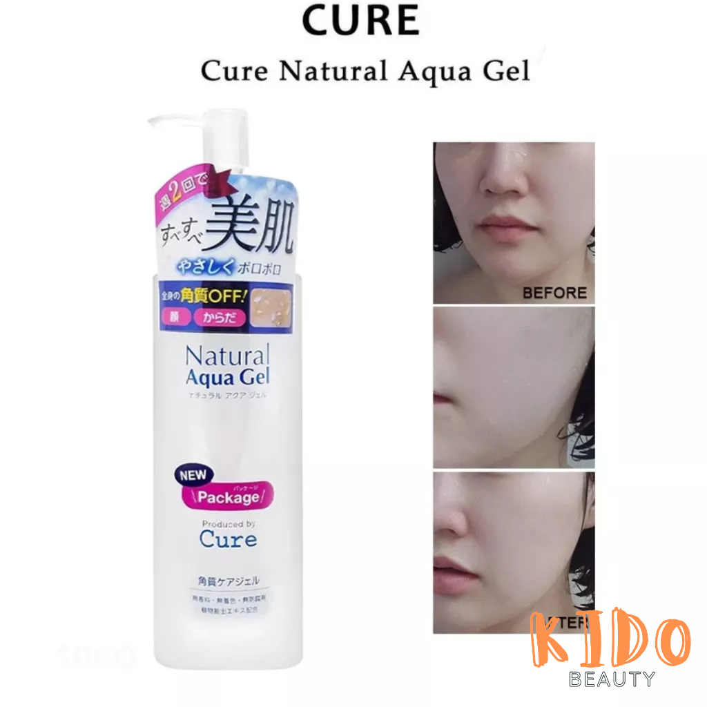 Gel Tẩy Tế Bào Chết CURE Natural Aqua 250g Nhật Bản tẩy da chết dịu nhẹ