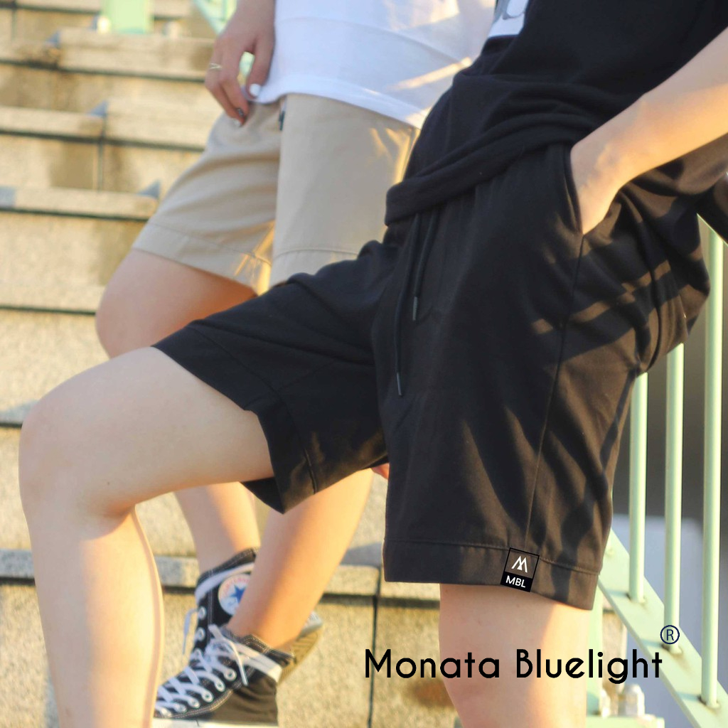 MONATA BLUELIGHT - Quần short Unisex mini logo