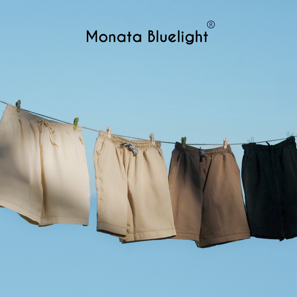 MONATA BLUELIGHT - Quần short Unisex mini logo