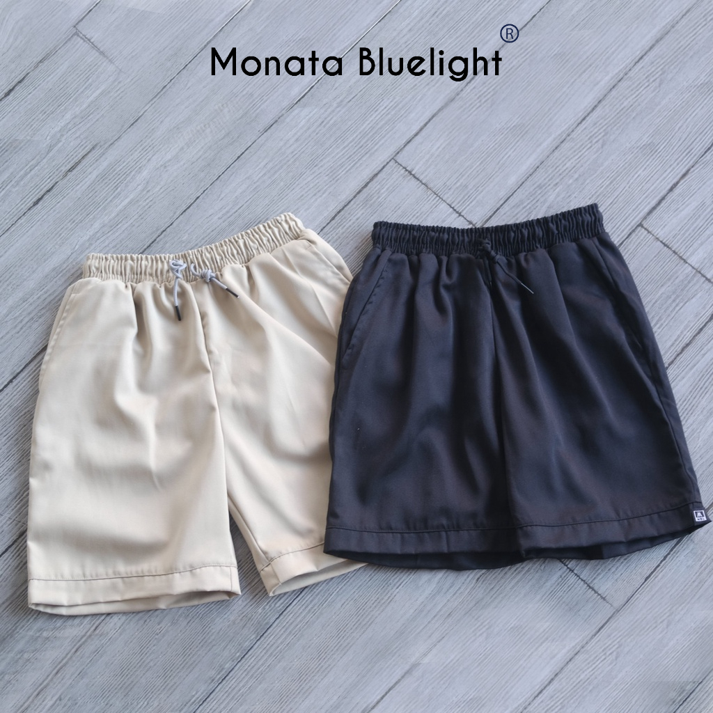 MONATA BLUELIGHT - Quần short Unisex mini logo