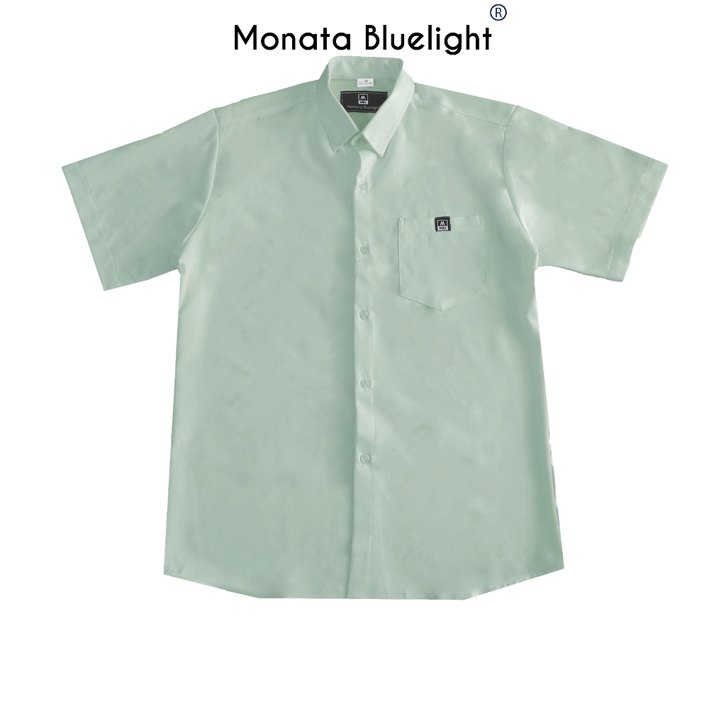 MONATA BLUELIGHT - Áo Sơ mi Logo Xanh