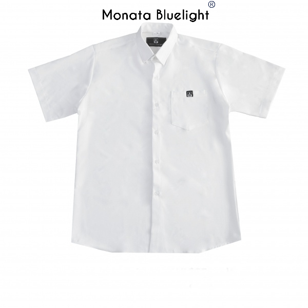 MONATA BLUELIGHT BASIC - Sơ mi form rộng unisex