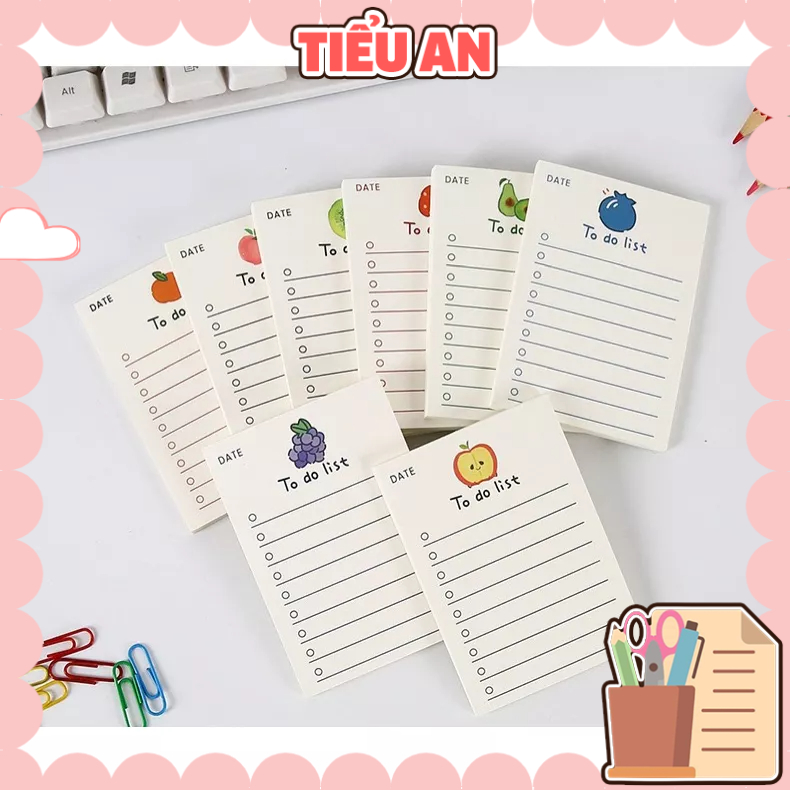 Giấy Note ghi chú - Giúp ghi nhớ công việc Hình gấu dễ thương  -