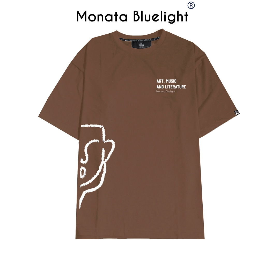 MONATA BLUELIGHT Tee ArtnMusic - Áo thun unisex form rộng