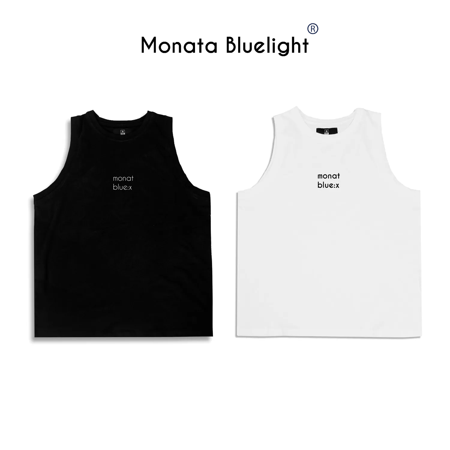 MONATA BLUELIGHT - Áo Tanktop form basic unisex