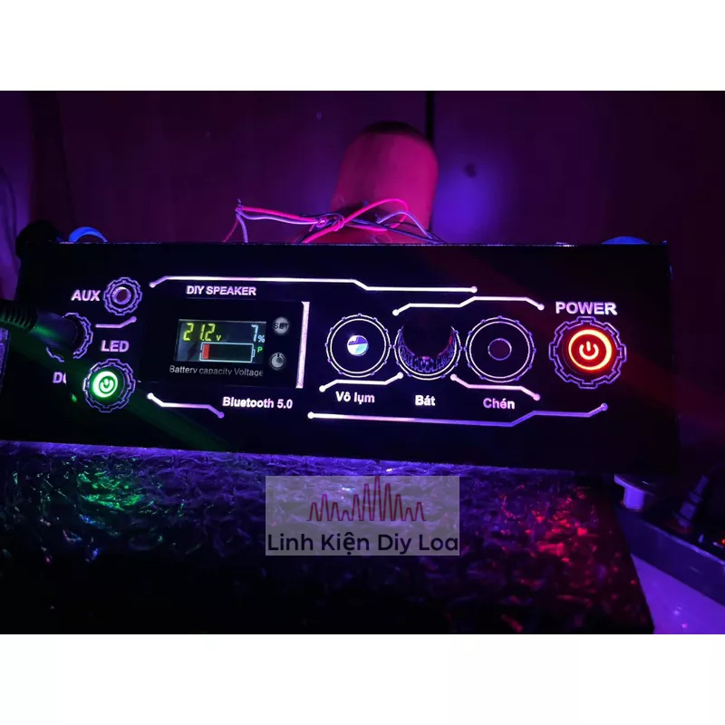 Control diy loa có led