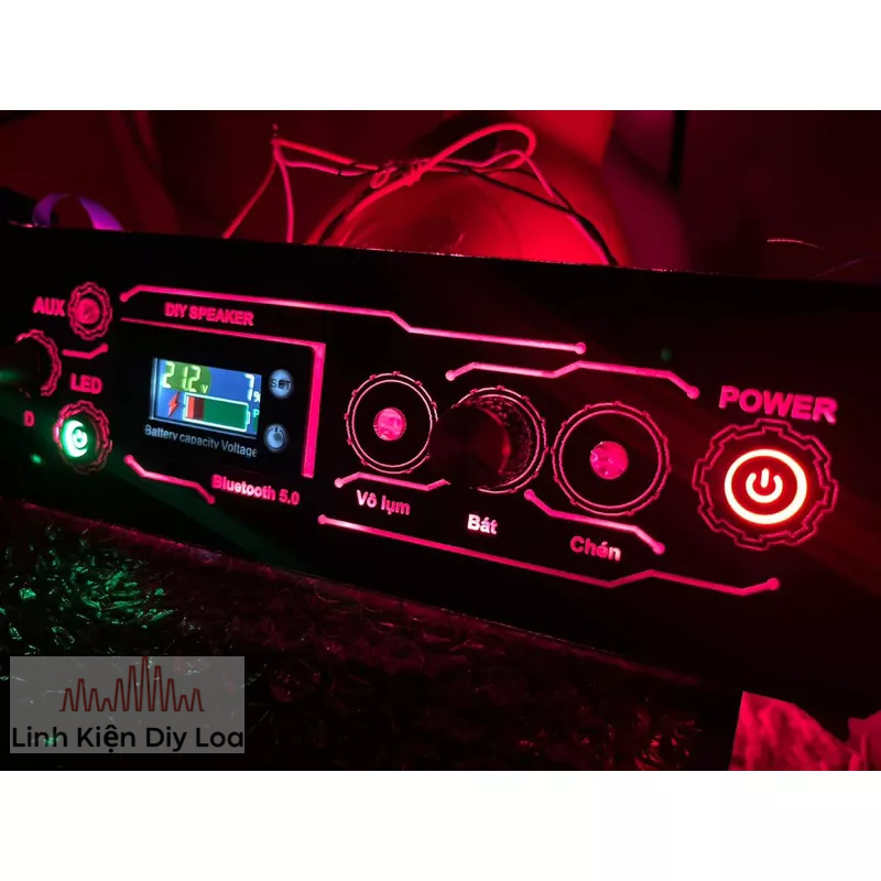 Control diy loa có led