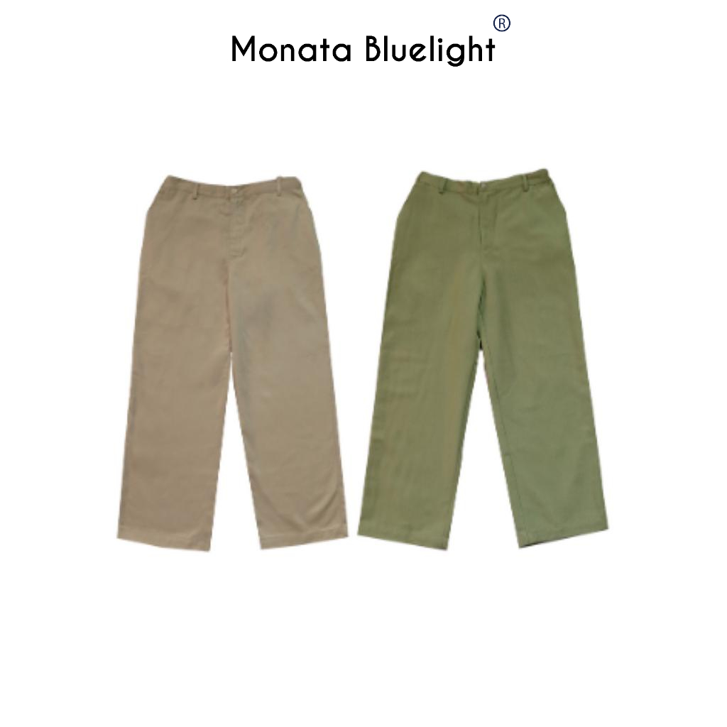 MONATA BLUELIGHT WIDEN LEGS - PANT 216 - Quần Kaki ống rộng