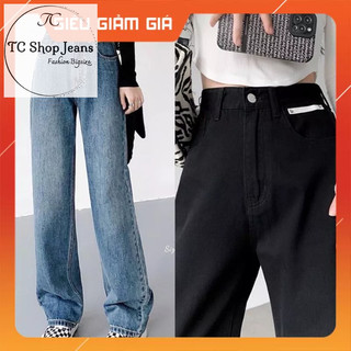 MS 149 Bigsize 55kg đến 85kg Quần Jeans Suông Lưng Kiểu Da Trắng TCshopjean