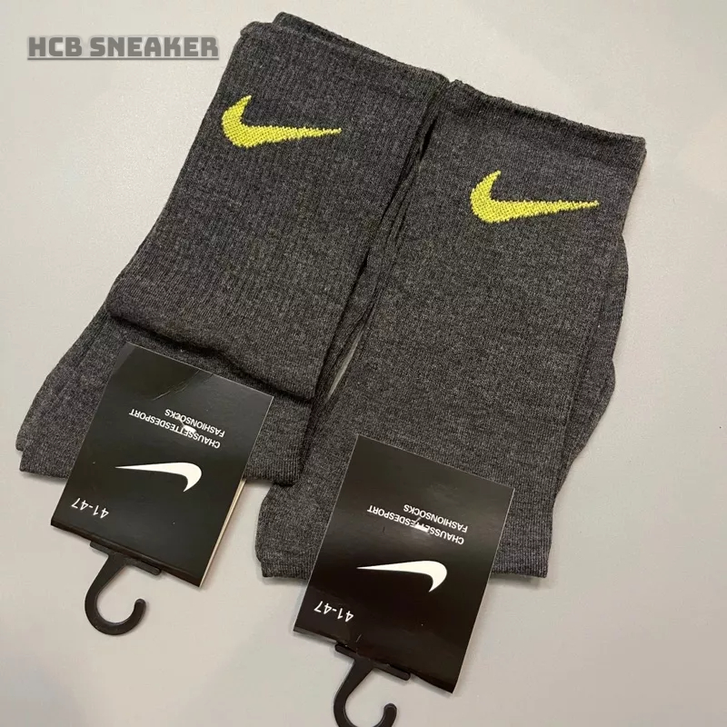 Tất nike cổ cao dệt kim 4 màu dày dặn không gây mùi hôi chân