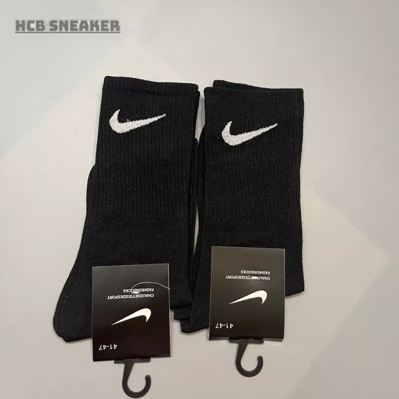 Tất nike cổ cao dệt kim 4 màu dày dặn không gây mùi hôi chân