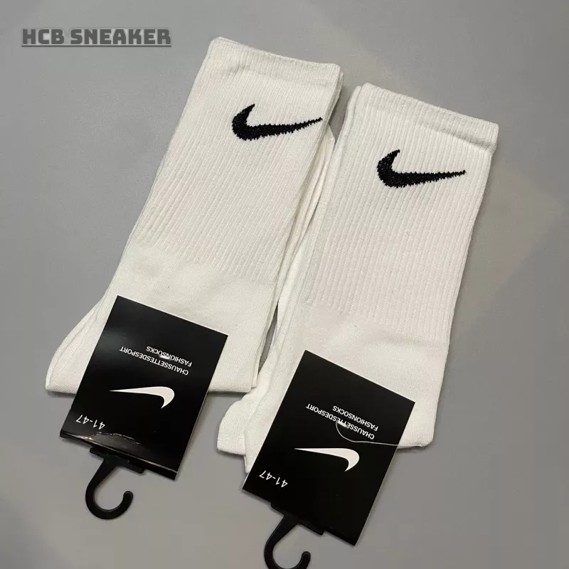 Tất nike cổ cao dệt kim 4 màu dày dặn không gây mùi hôi chân