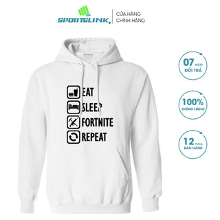Áo khoác thể thao hoodie Sportslink cao cấp a0097 trắng