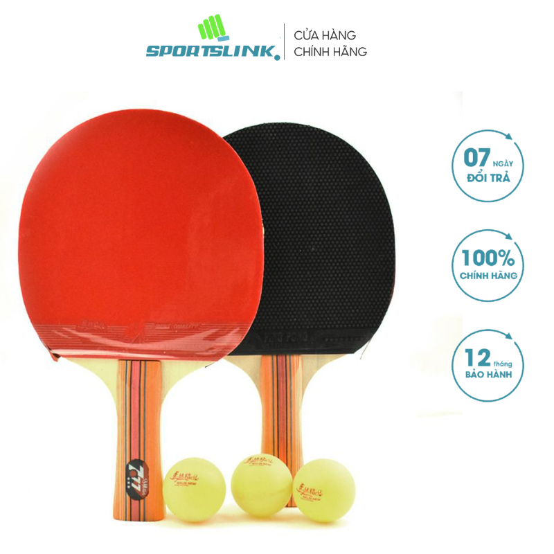 Bộ 2 Vợt Bóng Bàn Sportslink BB777 Tặng Kèm 8 Bóng