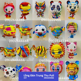 <GIÁ XƯỞNG> Sỉ Thùng 800 Cái Lồng Đèn Trung Thu Hình Thú Size Lớn Nhất Giá Rẻ Nhất