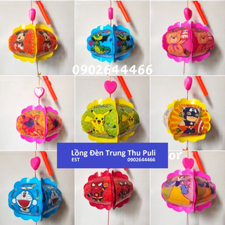 (Hàng Loại 1) 10 Lồng Đèn 5 Mảnh 5D Siêu Đẹp - Lồng Đèn Trung Thu Có Nhạc