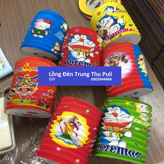 [ Giá Xưởng ] 100 Cái Lồng Đèn Trung Thu Giấy Hình Trụ Size Lớn