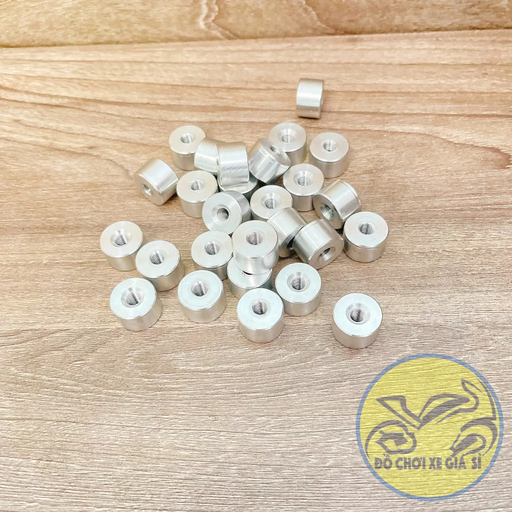 Cục căn nhôm lắp gù xe máy,tạo vị trí cố định cho gù tay lái xe máy