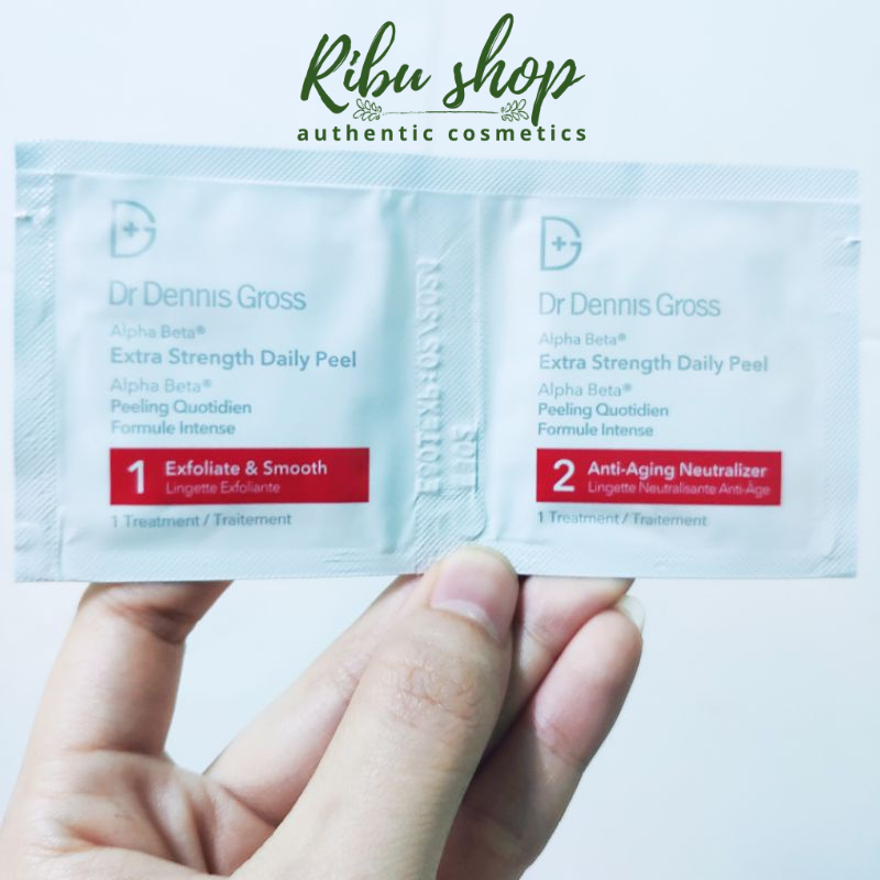 Peel thay da hóa học Dr Dennis Gross Alpha Beta Extra strength daily peel - Ribu shop