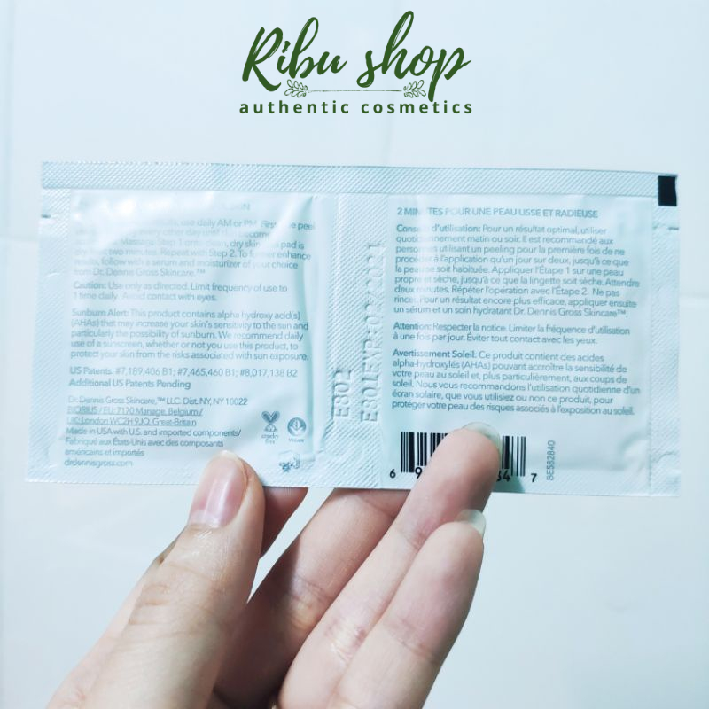 Peel thay da hóa học Dr Dennis Gross Alpha Beta Extra strength daily peel - Ribu shop