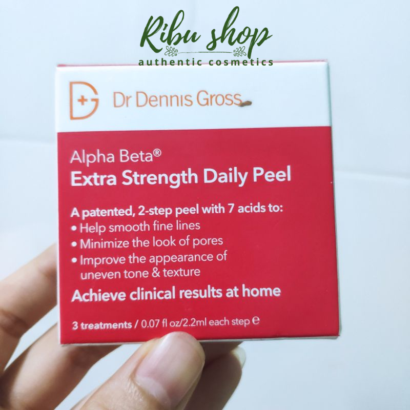 Peel thay da hóa học Dr Dennis Gross Alpha Beta Extra strength daily peel - Ribu shop