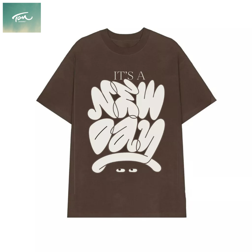 Áo phông nam nữ , Áo Thun nam nữ NEW DAY Cotton Hình in 5d