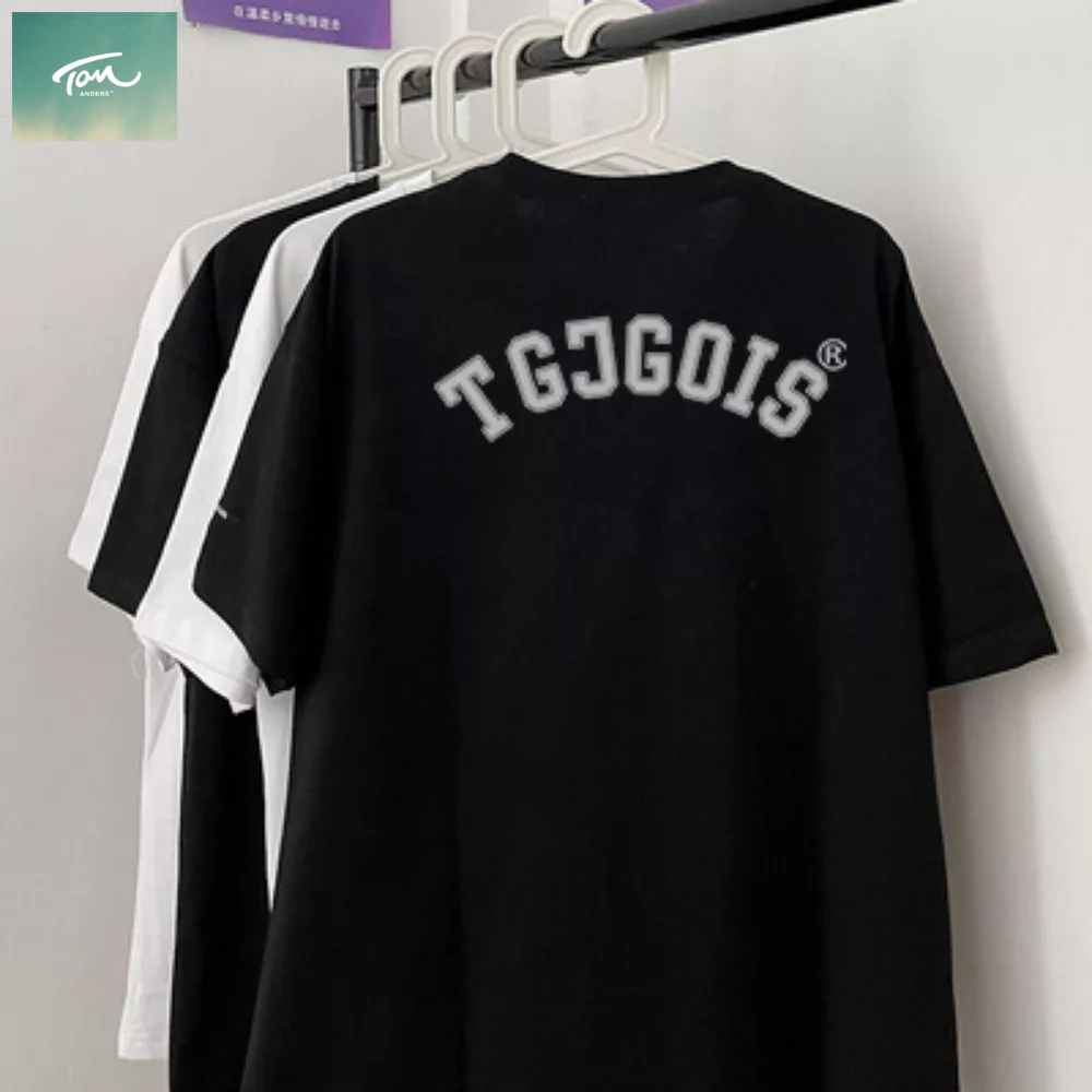 Áo thun tay lỡ trắng nam nữ form rộng áo phông unisex oversize cotton thấm hút mồ hôi