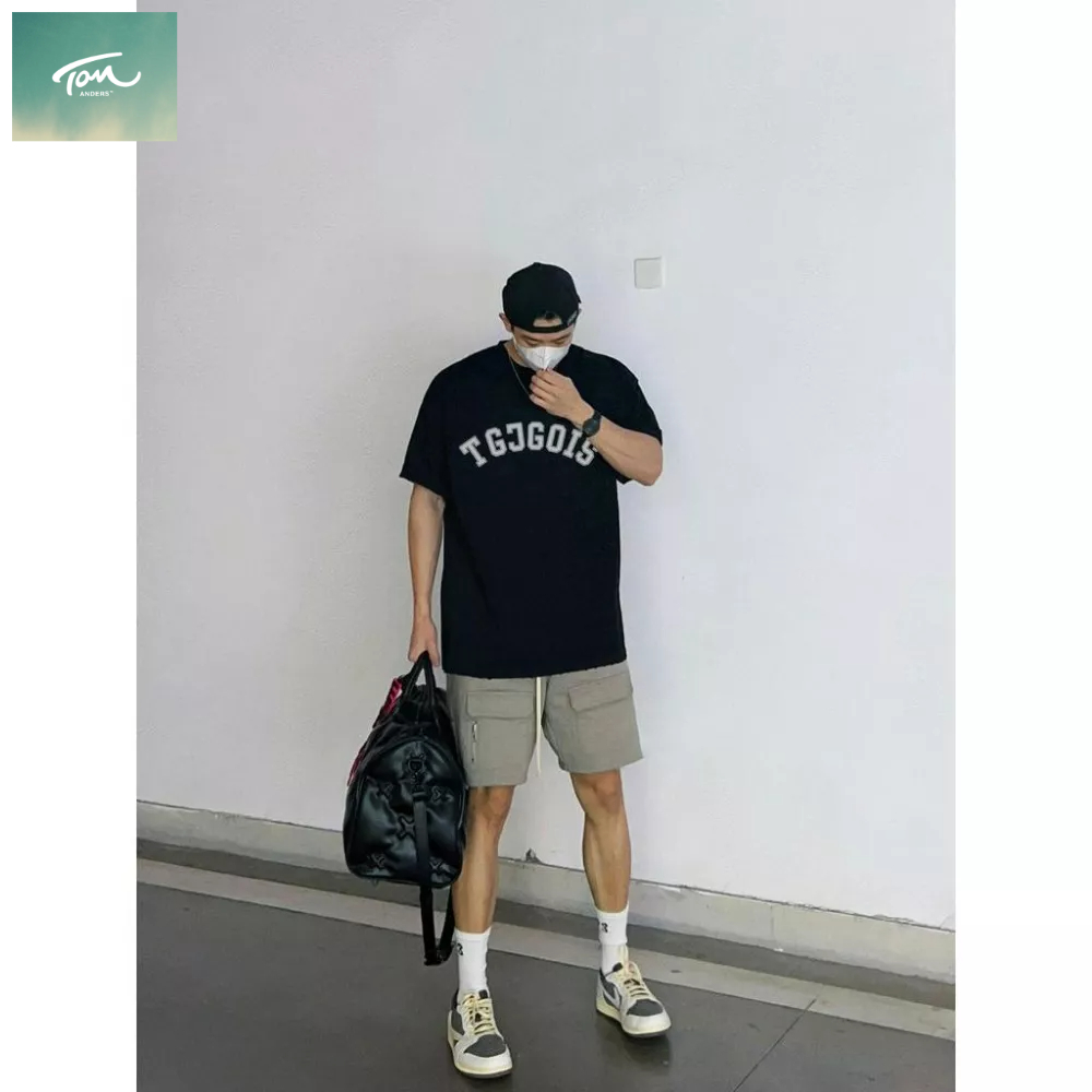 Áo thun tay lỡ trắng nam nữ form rộng áo phông unisex oversize cotton thấm hút mồ hôi