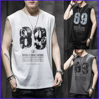 Áo ba lỗ nam áo 3 lỗ nam UNIFUN mã DP C áo tanktop nam lót trơn dáng rộng sát nách co giãn tập gym