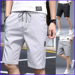 Quần short nam thể thao UNIFUN mã DP E Quần đùi nam mùa hè dáng lửng thun trơn vải gió co giãn