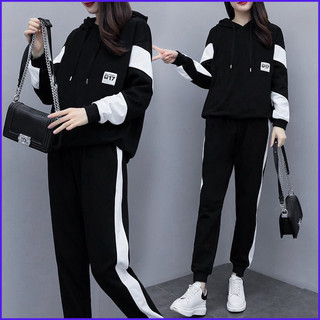 Bộ Quần áo thu đông nam nữ UNIFUN mã MK thể thao hàn quốc đẹp bao gồm áo khoác hoodie và quần jogger