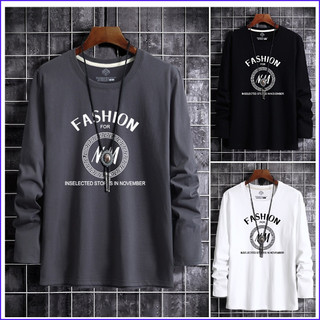 Áo thun nam Fashion cổ tròn đẹp tay dài UNIFUN mã MK D phong cách Hàn Quốc form rộng cho mùa thu đông